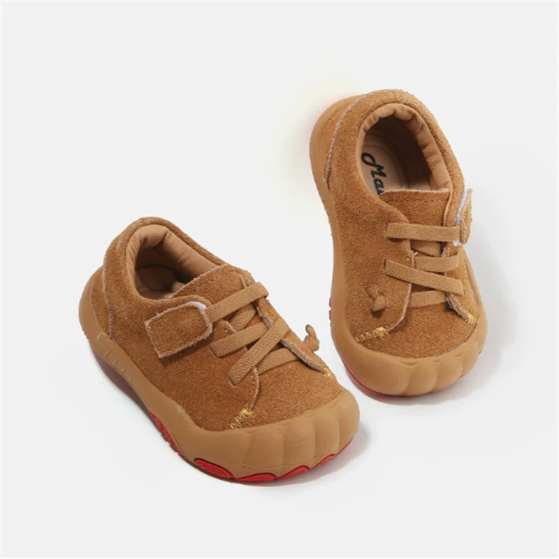 2025 جديد الخريف حذاء طفل جلد طبيعي طفل أطفال حذاء كاجوال في الهواء الطلق عدم الانزلاق موضة ليتل بنين بنات أحذية رياضية EU16-26 #3