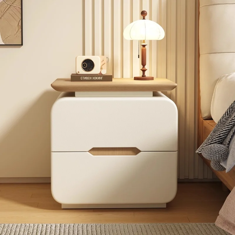 

Simple Designer Bedside Table Modern Elegant Nightstand for Bedroom Interior Decor Fashionable Mesitas De Noche Furniture