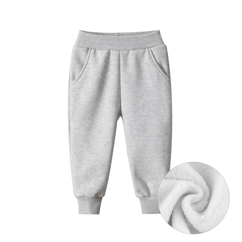 Korean version of children\'s clothing autumn and winter new product solid color children\'s sports pants for boys