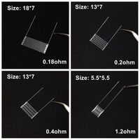 Hong 10/20/50/100pcs Rebuild Solder Mesh Wire Resistance 0.18 0.2 0.4 0.6 1.2ohm to Repair Home Electronics Accessary Parts