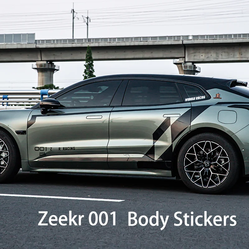 New car sticker body exterior modification  fashionable and sporty film accessories FOR ZEEKR 001 2021-2024