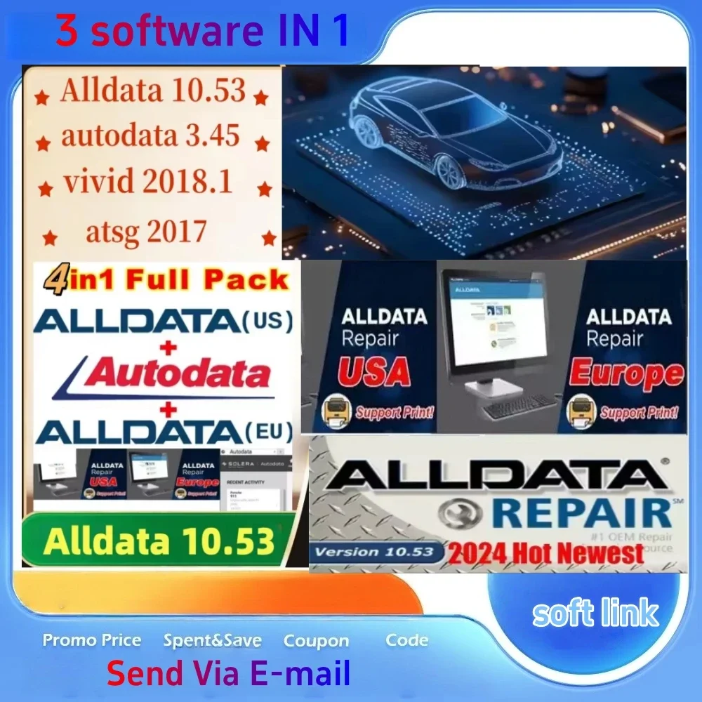 

Auto Alldata Repair Software 10.53 alldata software Support for Automotive Cars Newest version