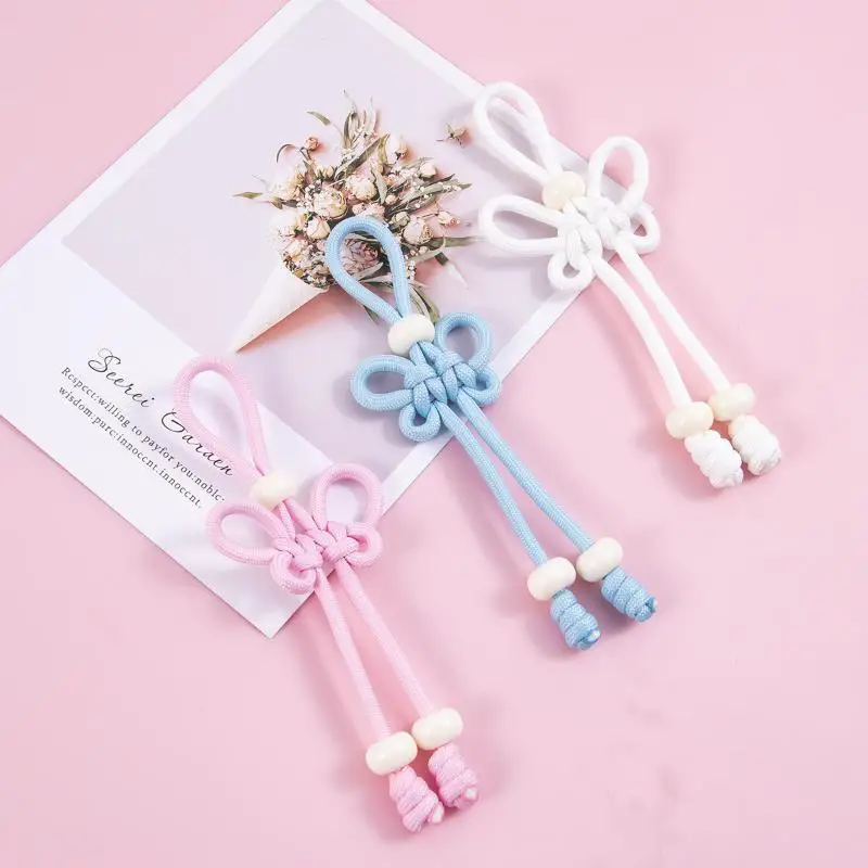 Stilvoller DIY-Taschenschlüsselanhänger mit handgeflochtenem Seil und Schmetterlingsanhänger für einzigartigen Modestil – Detail 4