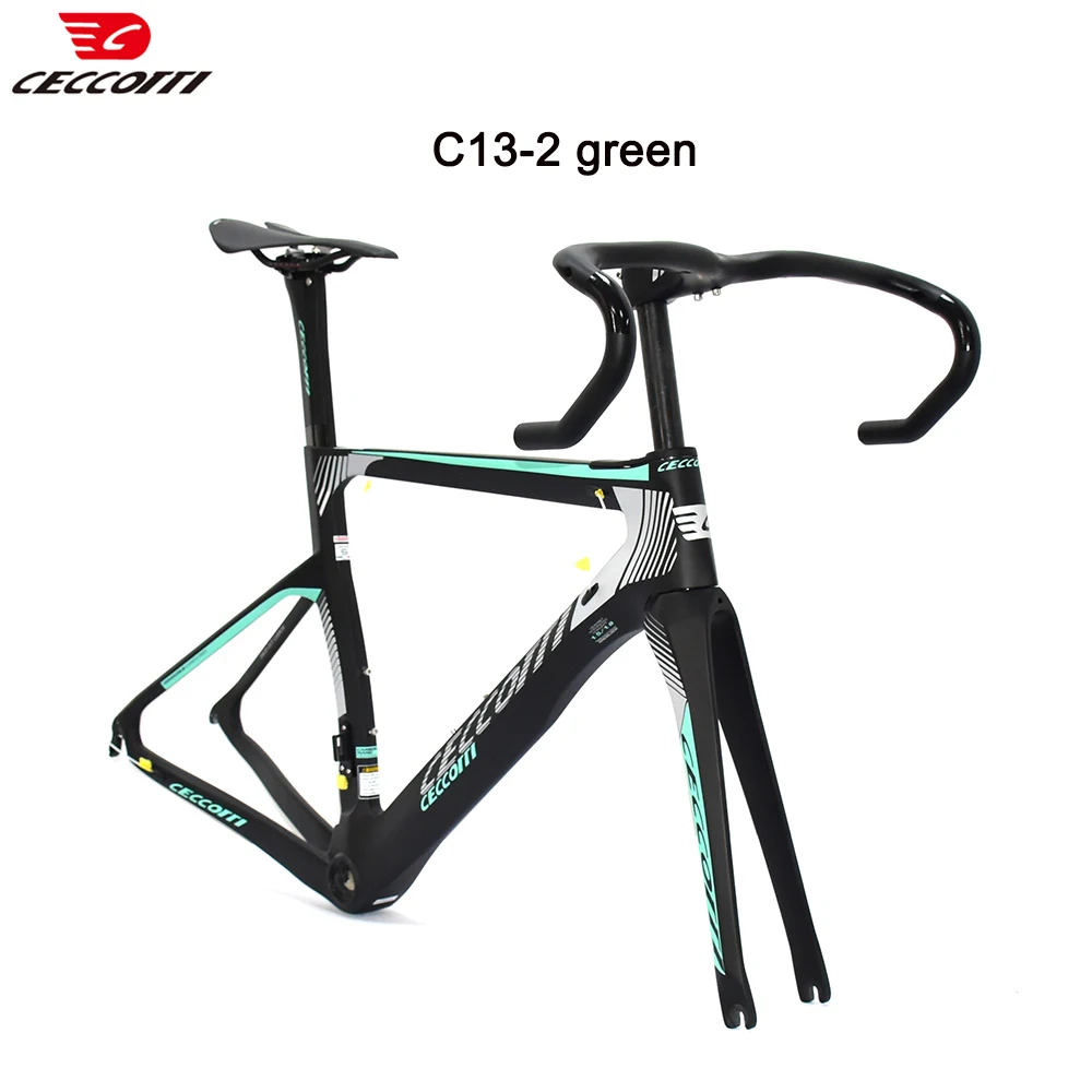 Carbon Road Bike Frame Fit for 700C Wheels, Racing Bicycle Frameset, UD or 3K Weave, 25mm Tires, New Arrivals