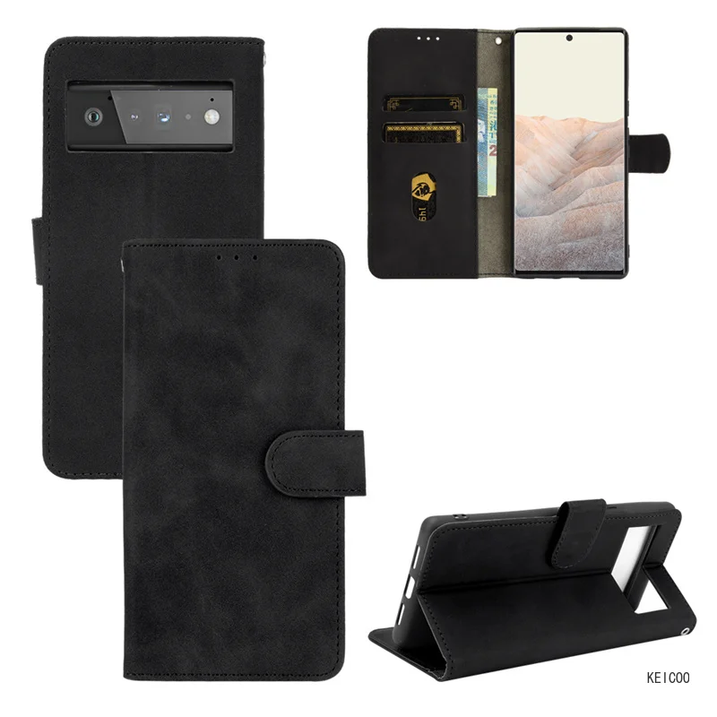 Card Slot Holster Bag for Google Pixel 6 GB7N6 G9S9B16 Pixel6 Case Book Stand Wallet Coque for Pixel 7 6 5A 4A 5 4 3A 3 XL Cover