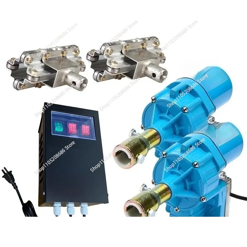 1 Set Electric Film Roller Greenhouse Roll Up Motor +Climbers+power Supply,  Electric Film Winding Machine