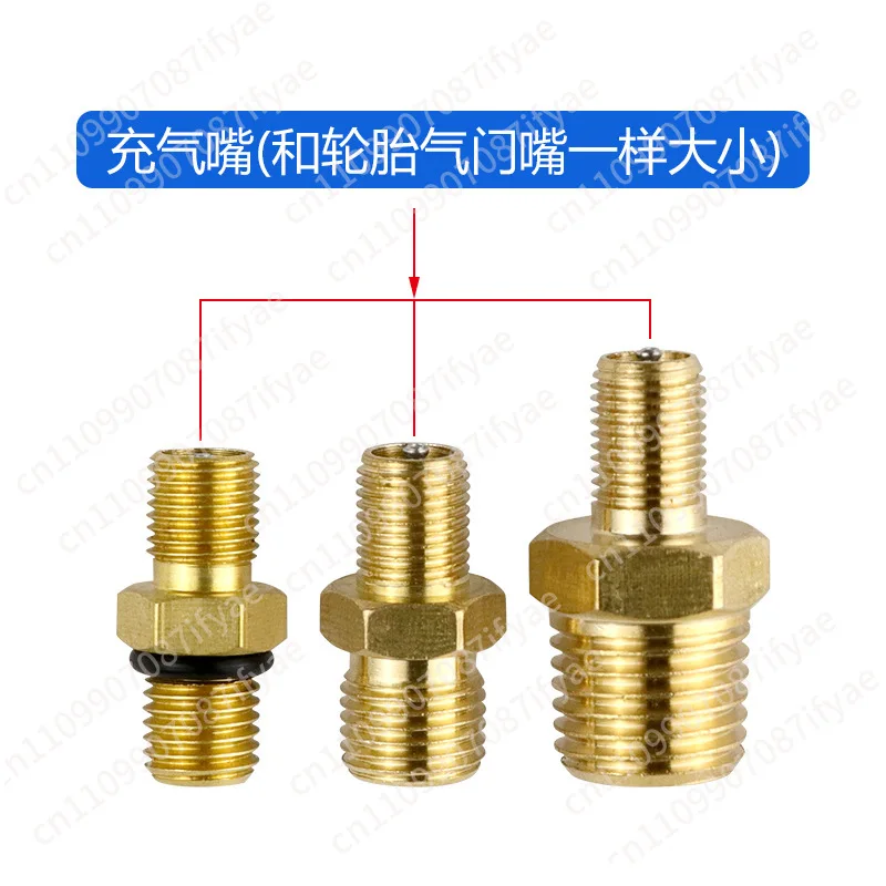 Многоразмерные латунные вентили для шин, резьба 1/8 и 1/4 NPT, а также M8x1, универсальные латунные штоки вентилей для автомобильных, мотоциклетных и велосипедных шин