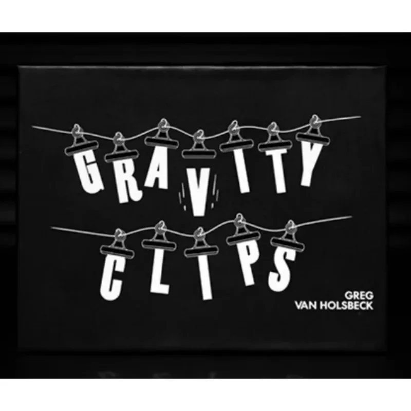 Gravity Clips - Mind-Reading with A Visual Climax Magic Props Close Up Magia Illusions Gimmicks Funny Mentalism Magic Tricks Bar