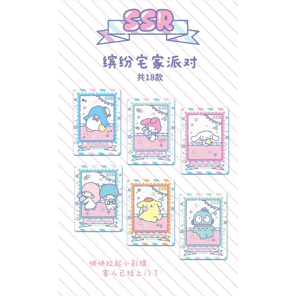 Genuine Kabao Sanrio Card My Melody Game Card Hello Kitty Booster Box Cartoon Cute Collection confezione regalo giocattolo per bambini