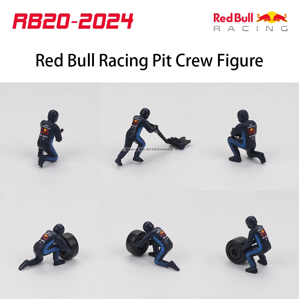 Bburago 1:43 F1 Red Bull Racing RB20 2024 #1 Verstappen #11 Perez DIY Pit House Alloy Car Die Cast Model Toy Collectible SF24
