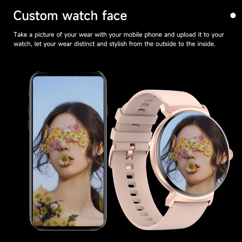 2022 Bluetooth Call Ladies Smart Watch Men Full Touch Screen cardiofrequenzimetro orologi Fitness Smartwatch per Android IOS Women