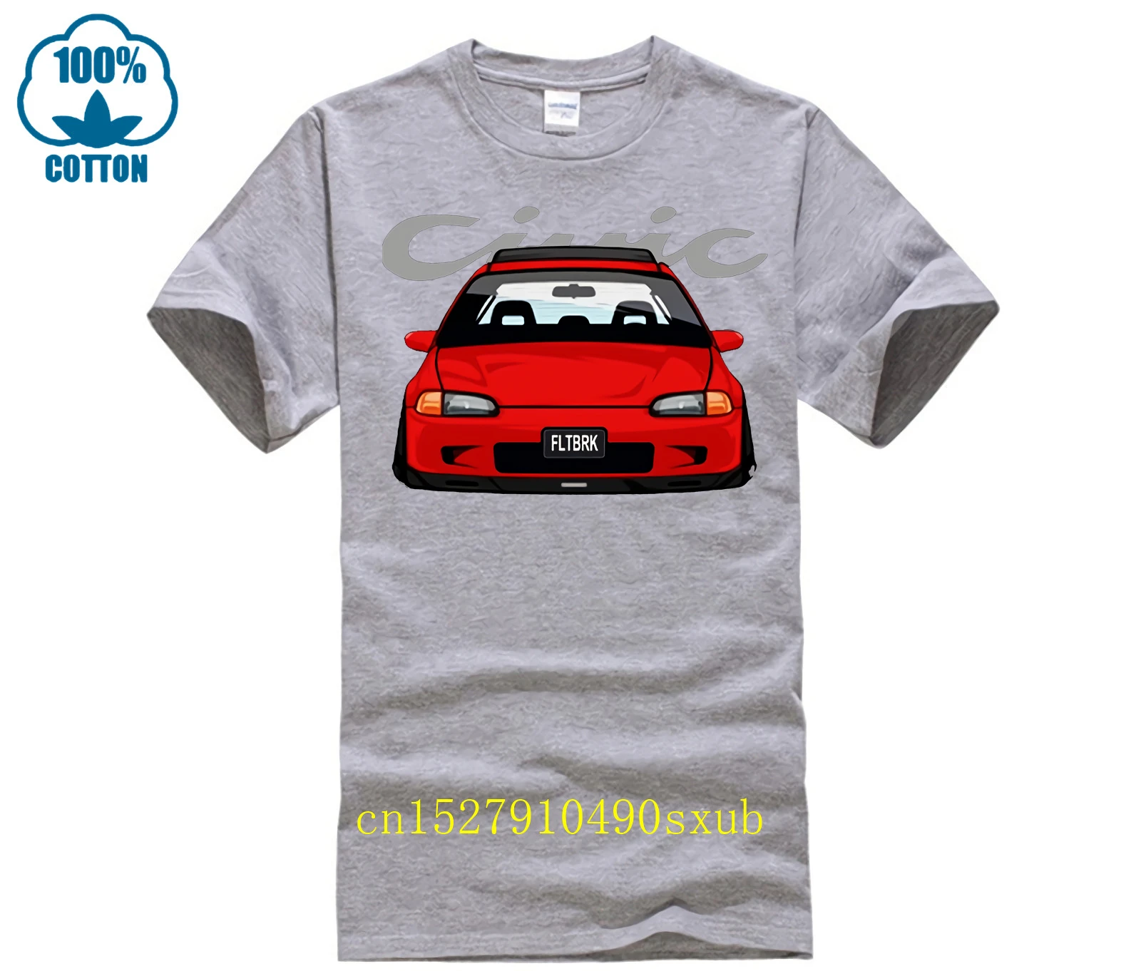 NEW T SHIRT CIVIC EG 1991 1995 FIFTH GENERATION CUSTOM cotton Base Shirt Mens High Quality