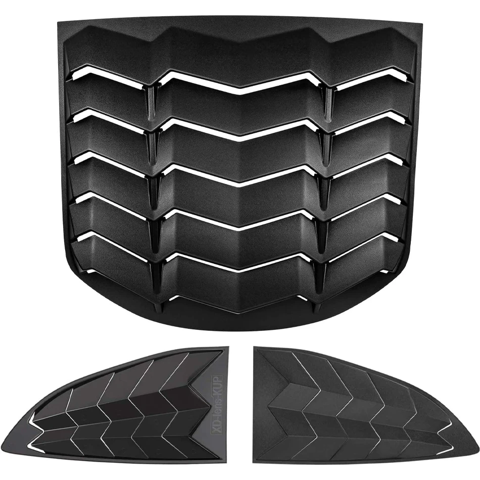 TENG MILE 3 pz/set feritoie per finestrini posteriori e laterali per Hyundai Genesis Coupe 2010-2016 copertura parasole per parabrezza in ABS stile