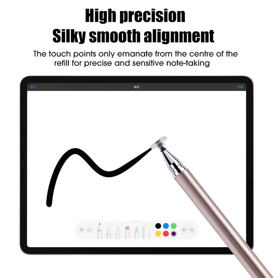 2 in 1 Stift Stift für Handy Tablet kapazitiven Touch Bleistift für iPhone Samsung Universal Android Telefon Zeichnung Bildschirm Bleistift