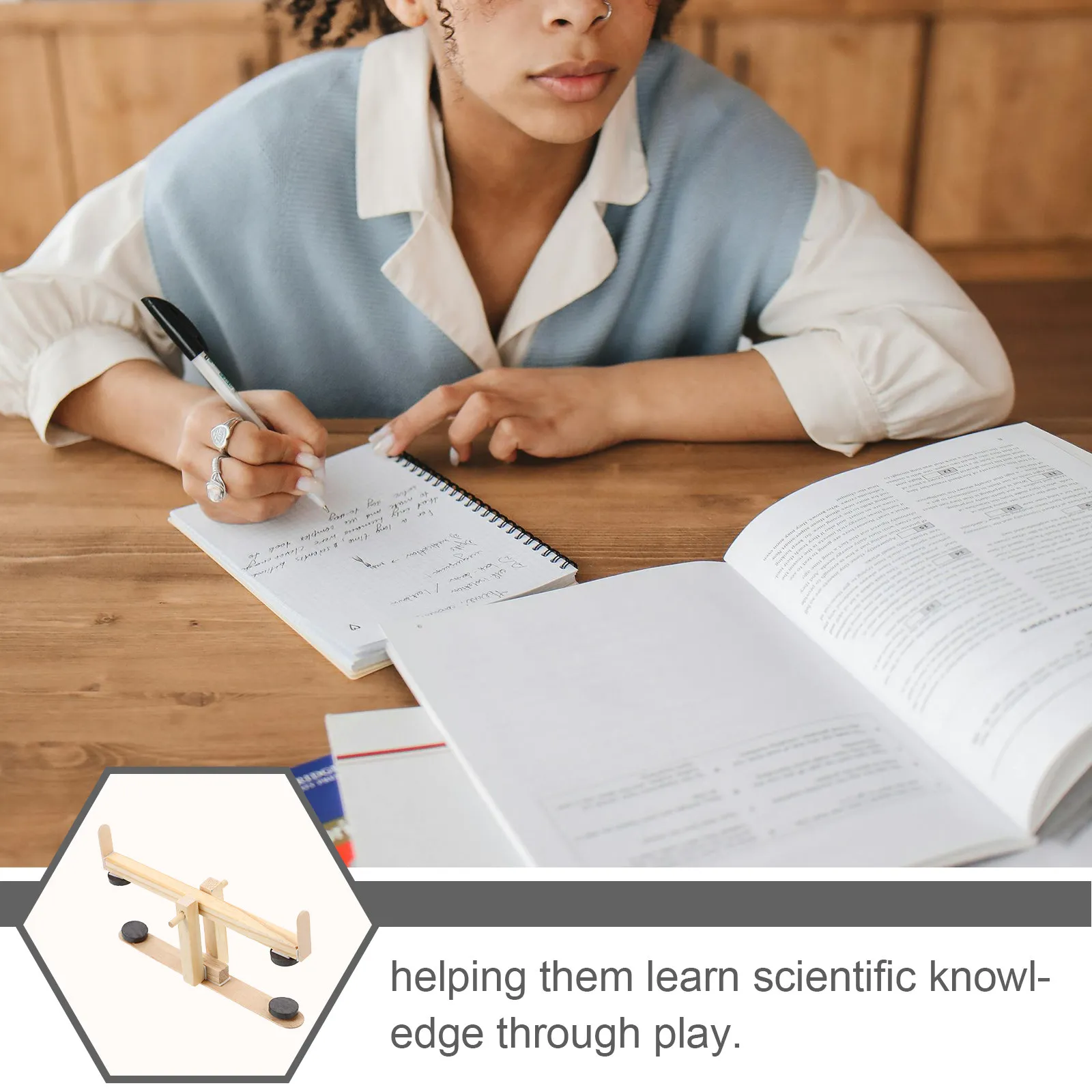 Magnetic Seesaw Science Kit DIY Educational Craft for Kindergarten Elementary Science Exploration Seesaw Experiment