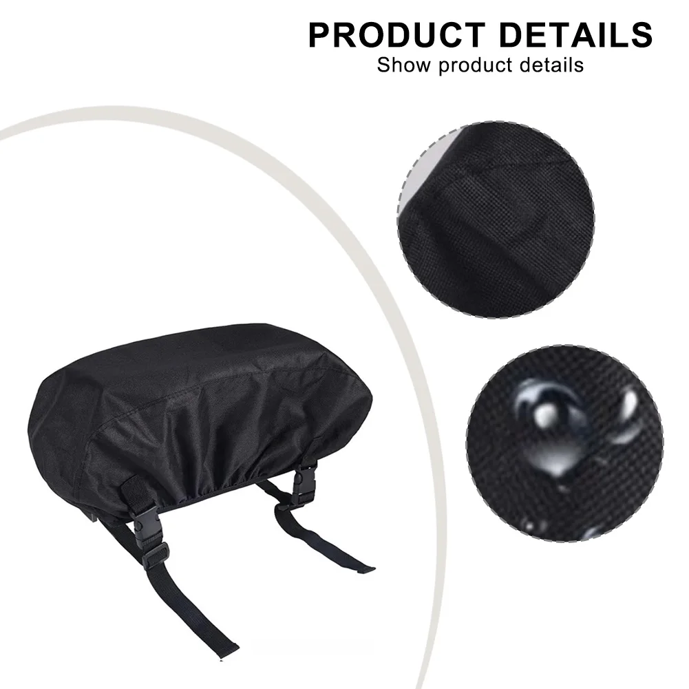 Heavy Duty Weatherproof Winch Cover for 2500 5500 lb Electric Winches with Elastic Bottom and Adjustable Straps