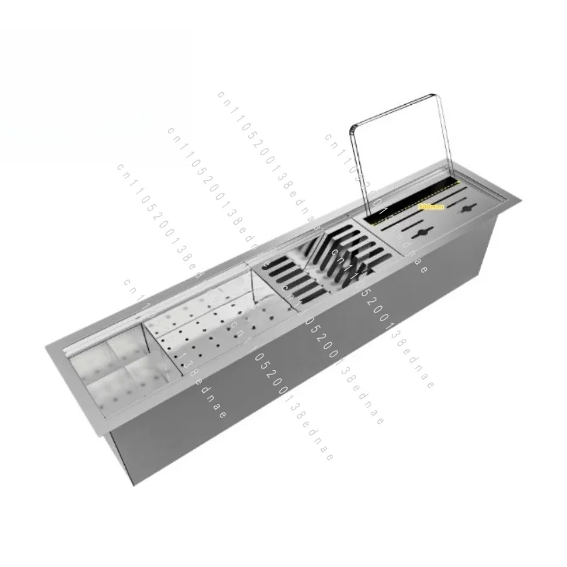 Stainless Steel Kitchen Counter Dish Drying Rack with Drainboard, Large Dish Drainer with Utensil Holder for Sink