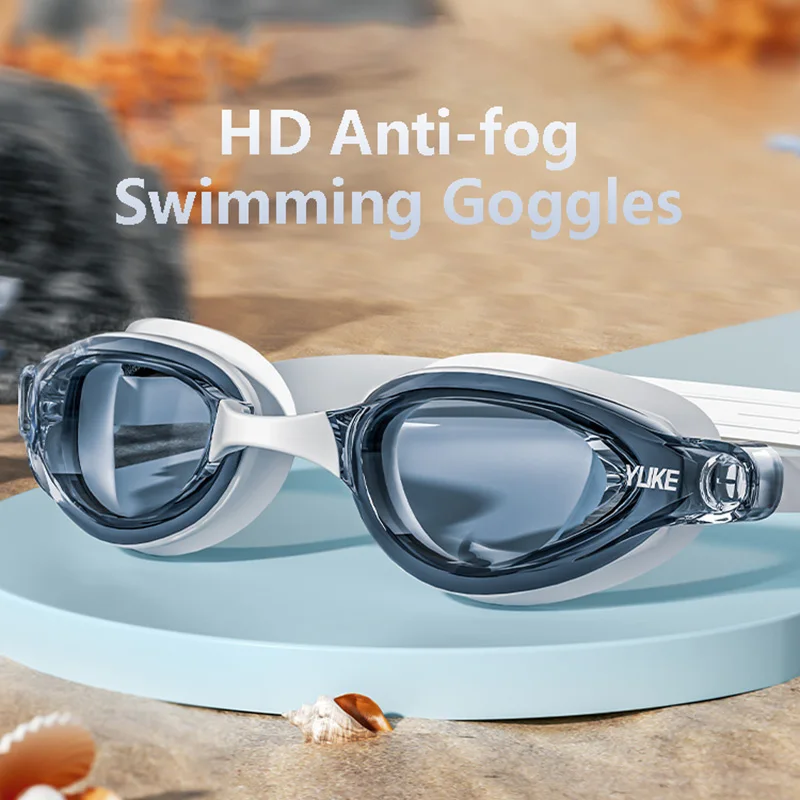 New Swimming Glasses Adult Silicone UV Protection Lens Portable Anti-fog Practical Unisex Water Sports Swimming Goggle