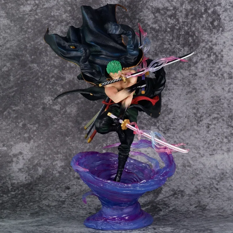 37CM Roronoa Zoro Figurine One Piece Anime figur aksi anak-anak dewasa mainan Manga anak-anak kartun boneka hadiah PVC Dekorasi Model