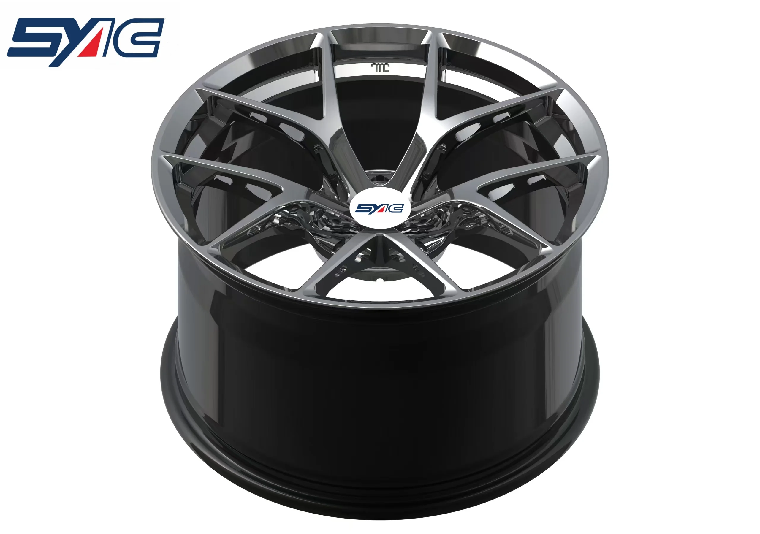 SYAC New 18-24 Inch 5*112 5*114.3 5*120 5*130 Alloy Wheel Rims Compatible For Camry SE Machined Black OEM Factor