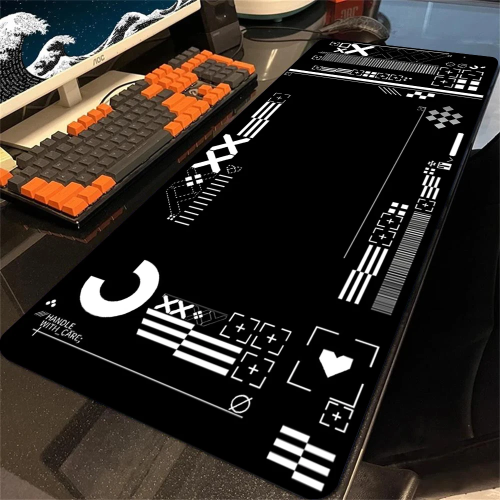 XXL Коврик для мыши Большой коврик для мыши Коврик для клавиатуры CS GO Print Stream Design Counter Strike Gaming Anime Girl Gamer Kawaii Настольный коврик Розовый