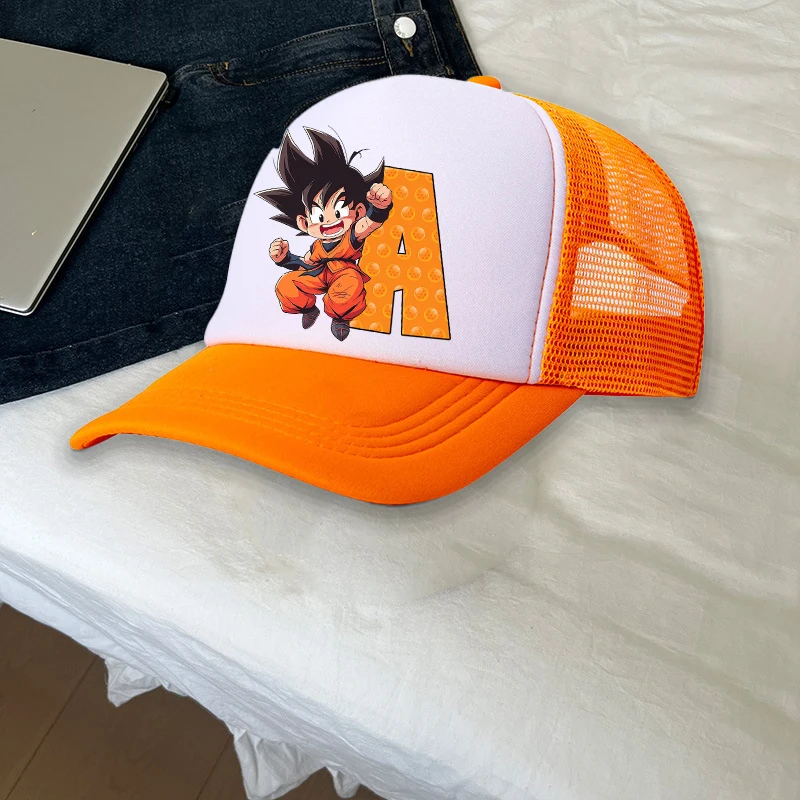

Cartoon Dragon Ball Outdoor Caps Boys Girls Baseball Caps Anime Printed Letter Breathable Summer Beanies Kids Adult Hats Gift