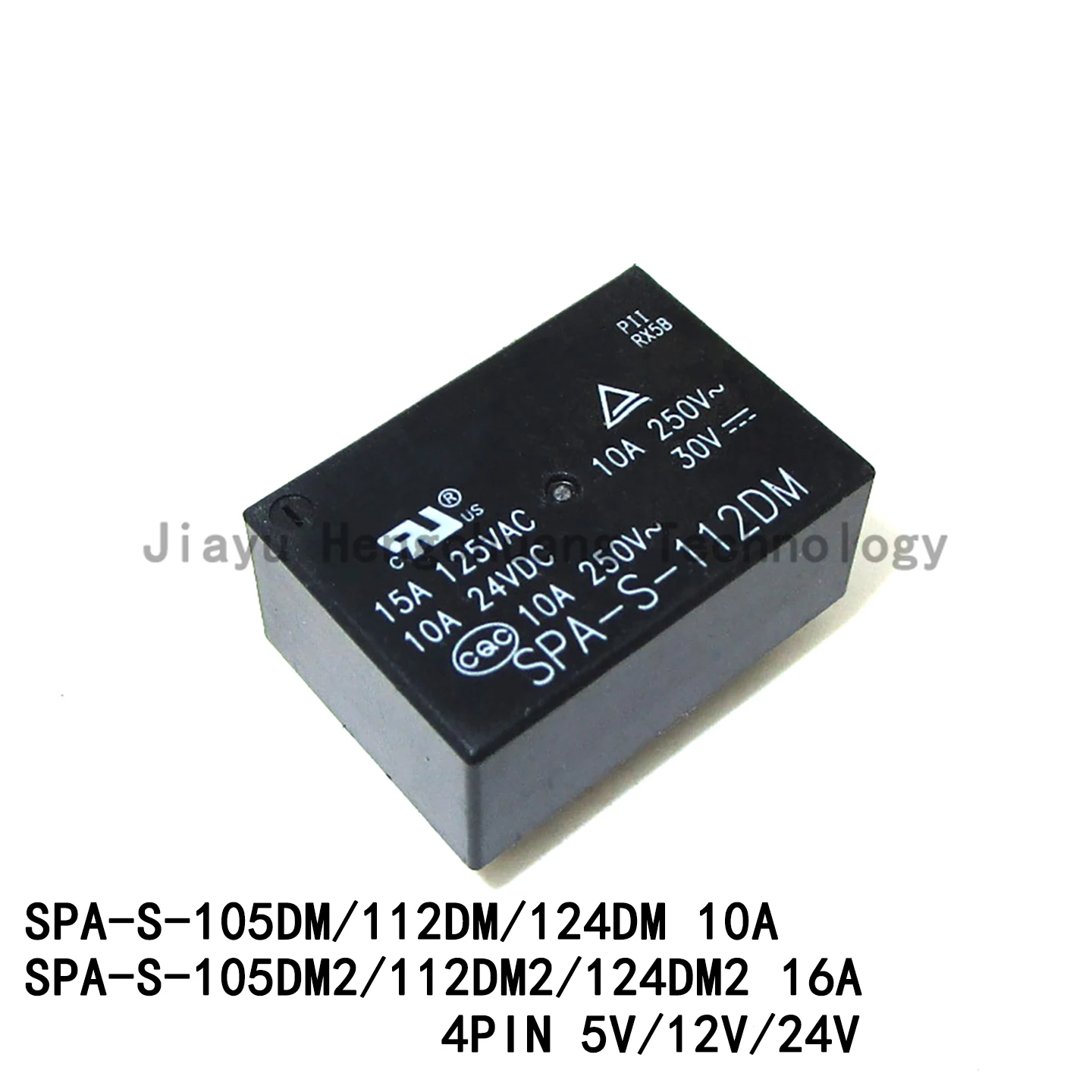 2PCS SPA-S-105DM2 112DM2 SPA-S-112DM 24V 12V 5V  4-pin 10A/16A Home Appliance Power Relay Replacement for HF7520 MPF-S-