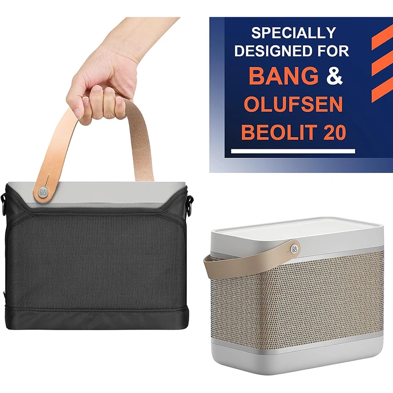 ZOPRORE-estojo de viagem para Bang & Olufsen Beolit 20, saco sem fio Bluetooth Speaker, estojo de armazenamento, B & O