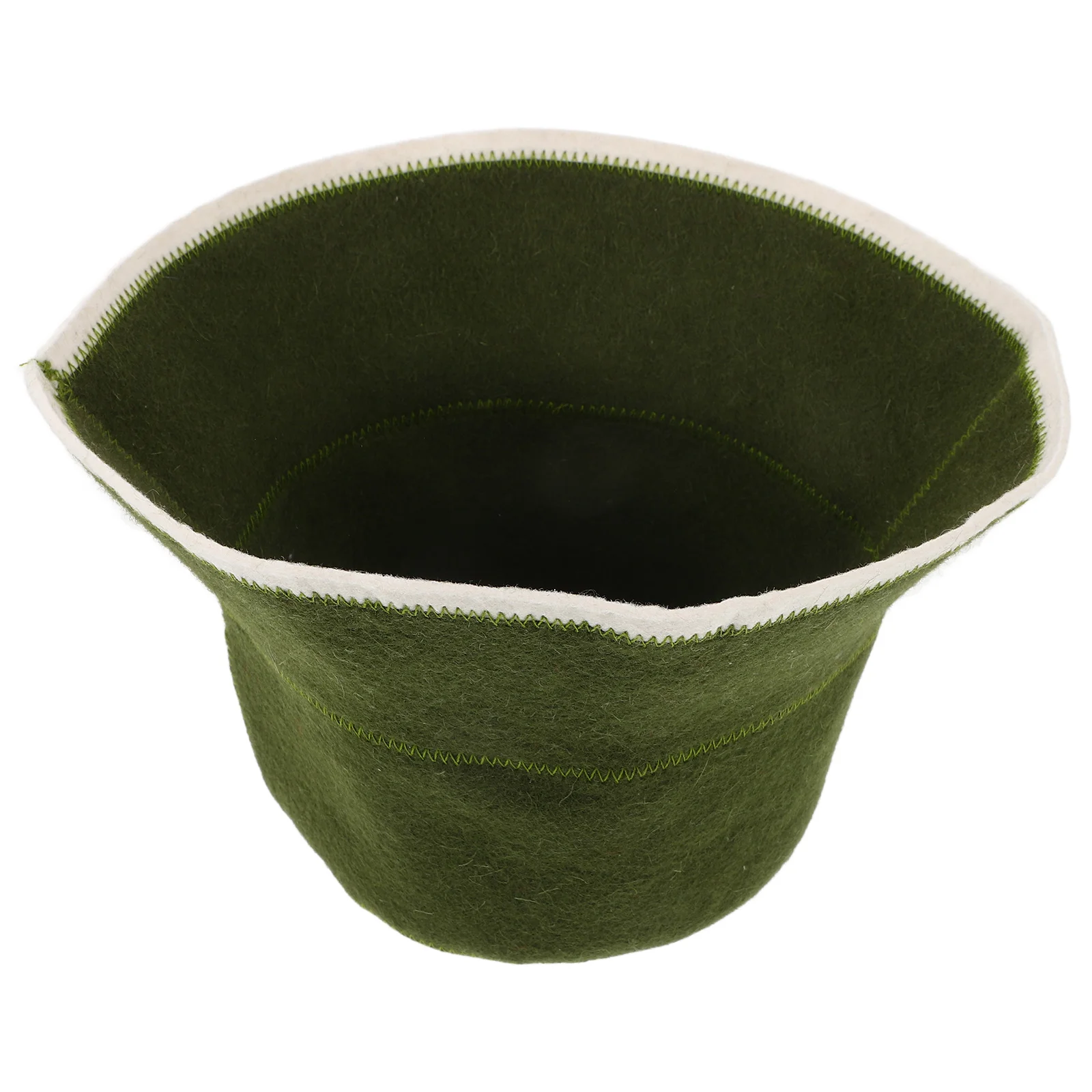 

High Temperature Resistance Sauna Hat Miss Bucket Hats for Woman Russian Wool Vaporarium Bath