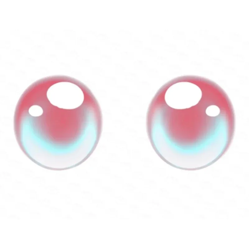 2025 11 헤드 아이즈 아이볼 퍼리팬덤 키구루미 케모노 코스프레 의상 눈동자 액세서리 동물 먼지망 프린팅 퍼리