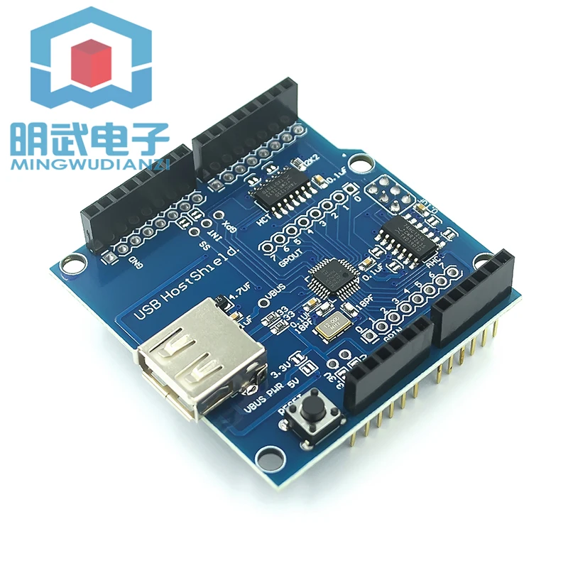 USB Host Shield Compatible  Support MEGA MAX3421 Development Board Module