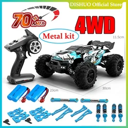 1:16 75KM/H or 50KM/H 4WD RC Car with LED Remote Control Cars High Speed Drift Monster Truck for Kids Vs Wltoys 144001 Toys