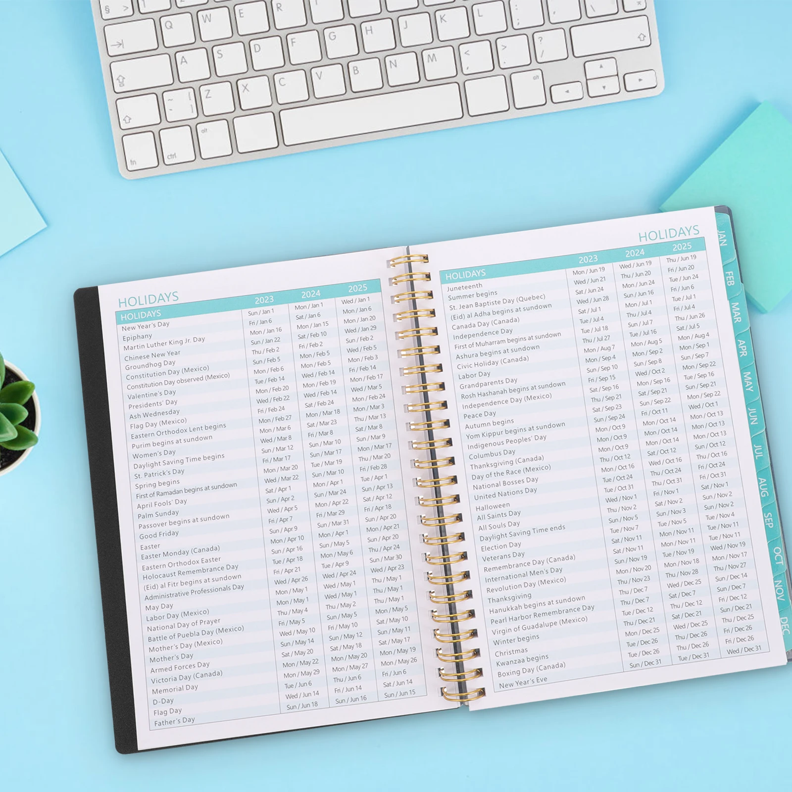 

PP Cover Notebook A5 Planner Book Writing Paper Teacher Planner 2024 Student ganizer Coil Notebook Transparent Pocket
