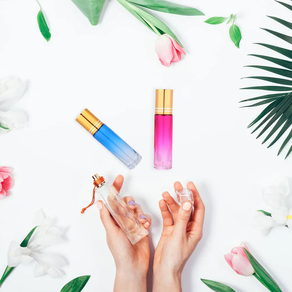 

20Pcs Refillable Glass Roller Ball Bottles Portable Mini Essential Oil Storage Perfume Bottles Glass Bottle Perfume Bottle Kit