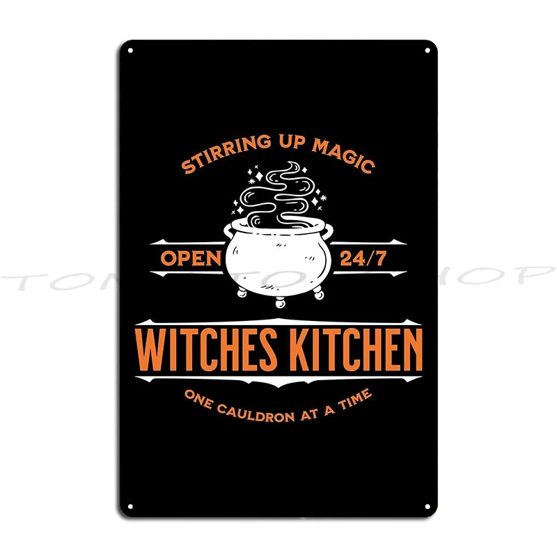 Witches Around a Cauldron Pop Art 2 Stir The Pot Stir The Soul Metal Sign Club Wall Mural Pub Wall Decor Print  Tin Sign Poster