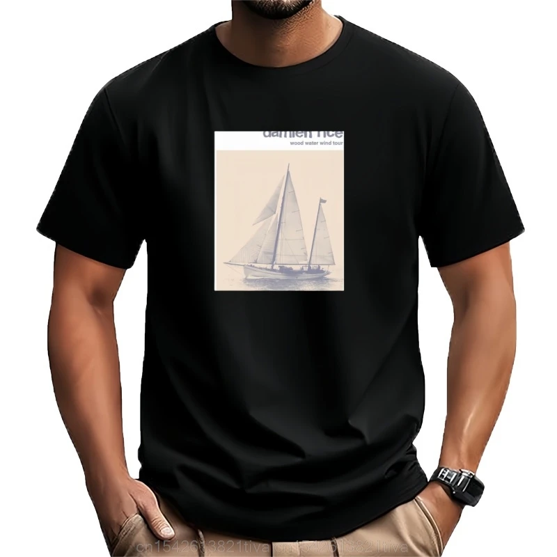 kapal cbkath damien layar rice yg wood sedang water berlayar wind di tour laut T-Shirt anime clothing for men