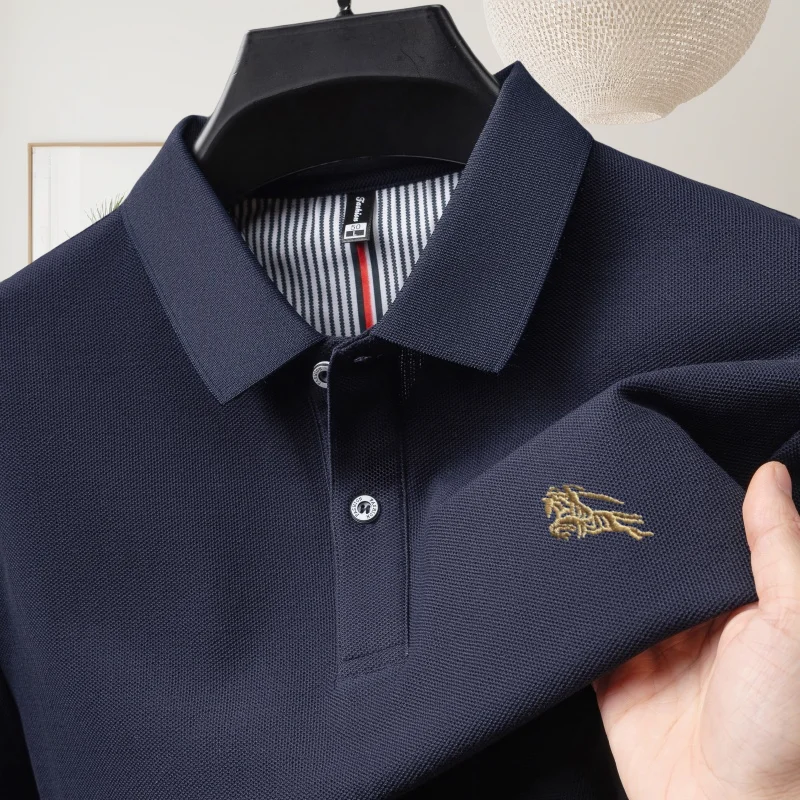 NONE Short Sleeve Polo Shirt Cotton 3