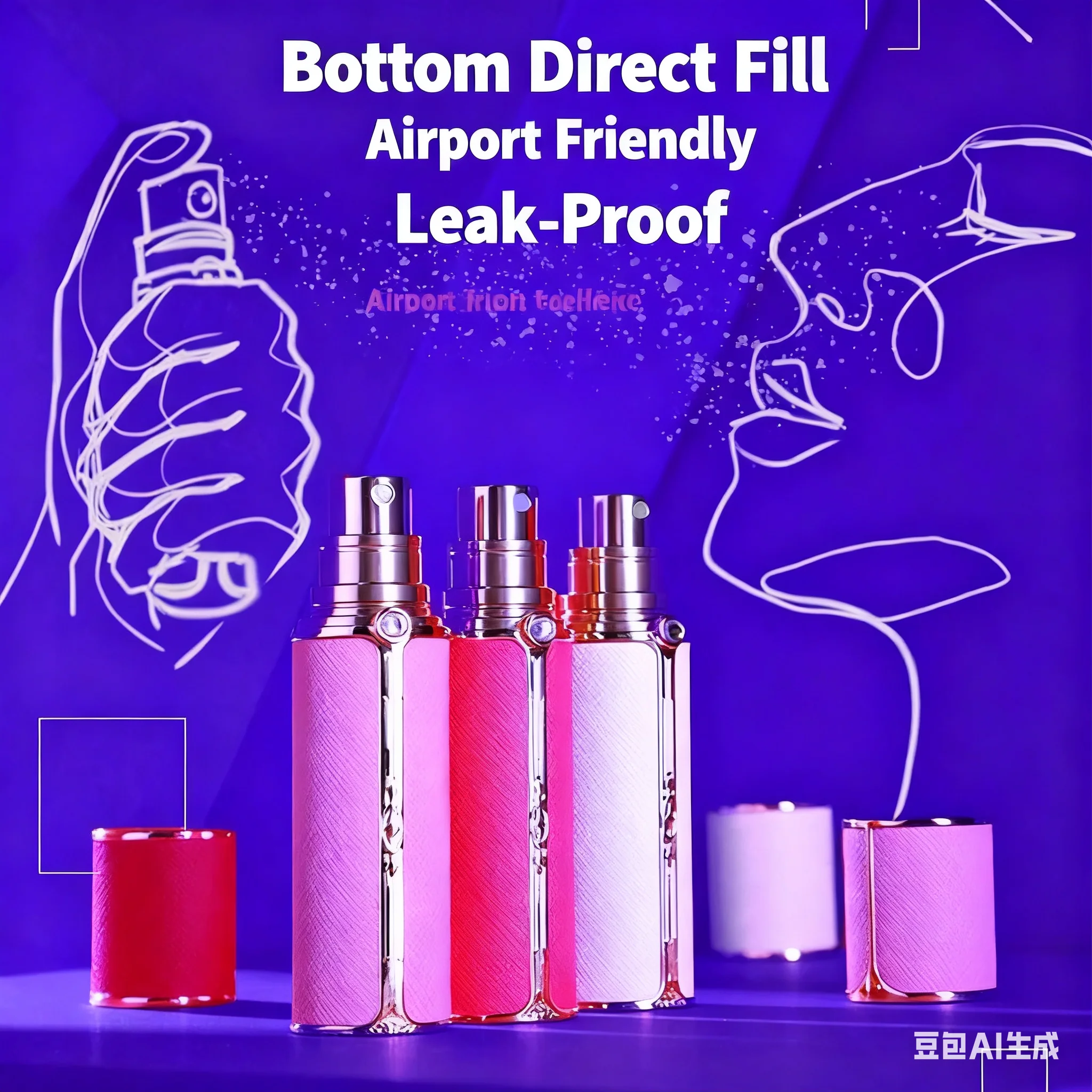 10ml Leather Perfume Bottle Women Refinable Travel Perfume Bottoms Empty Luxury Spray Senior Portable Perfume Containers Jars