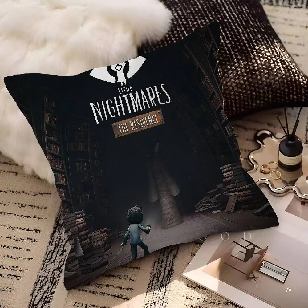 Horror L-Little Game Nightmares Cushion Cover Pillowcase Upholstery Sofa Throw Pillow Home Decor Pillowcas