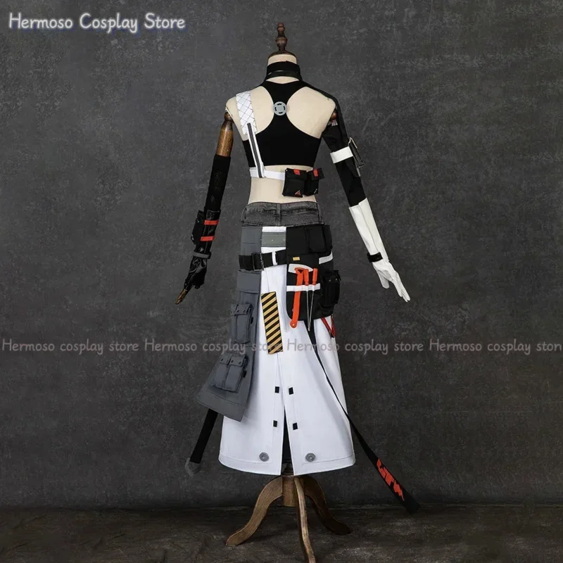 EE01 Zenless منطقة صفر غريس هوارد تأثيري حلي وسيم موحدة هالوين حفلة كرنفال لعب الأدوار الزي المرأة Convent & 0Ww