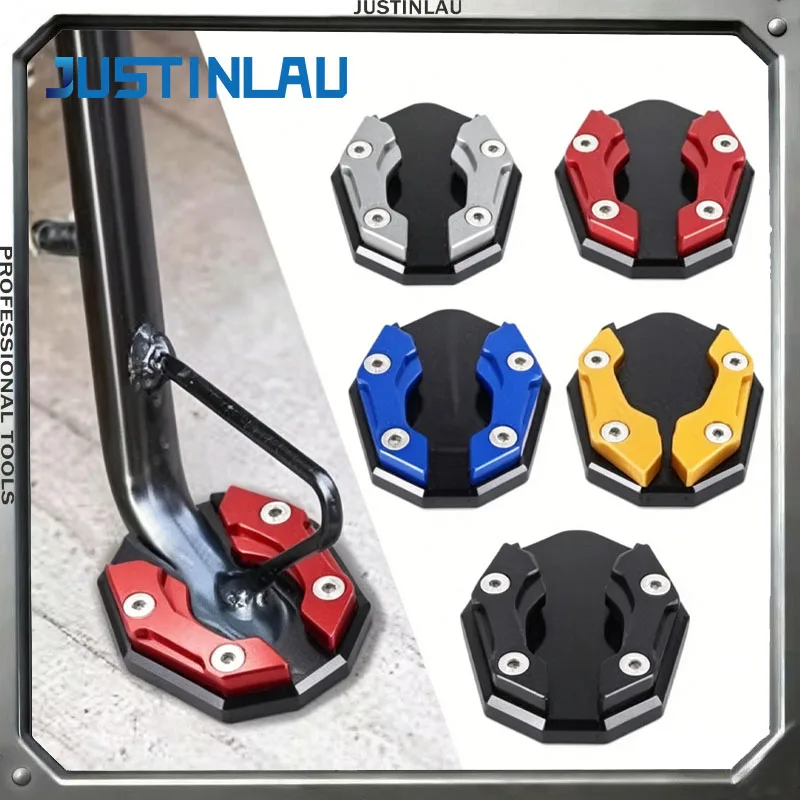 JUSTINLAU Aluminum Alloy Edge Support Sleeve  Motorcycle Anti Slip Edge Support Electric Scooter Foot Support  Side Footrest Pad