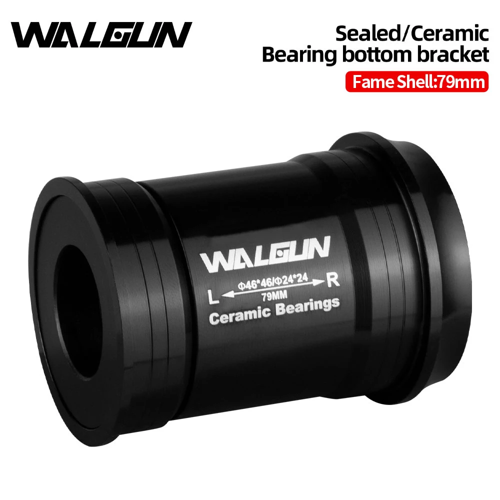BB79 Bicycle Ceramic Bottom Bracket 24/22mm Axis Crankset for Shimano SRAM GXP Bikes Cervelo PF46 Bicycle Frame Cycling Parts