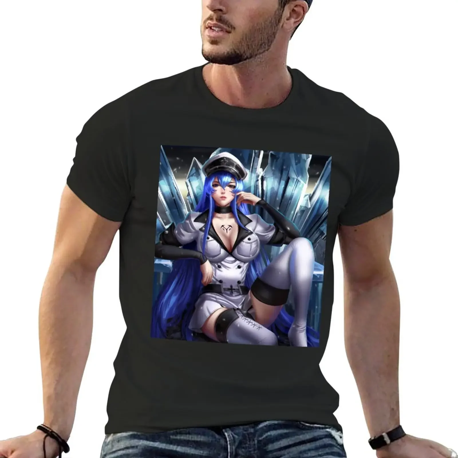 

AKAME GA KILL General Esdeath - Anime T-Shirt sublime funnys t shirt for men