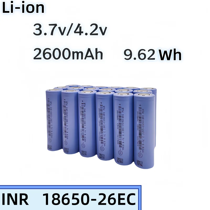 18650-36ec 3.7V 2600Mah 100% Nieuwe Oplaadbare Lithium-Ionbatterij Geschikt Voor Het Vervangen Van Elektrisch Gereedschap Zoals Speelgoed Zaklampen