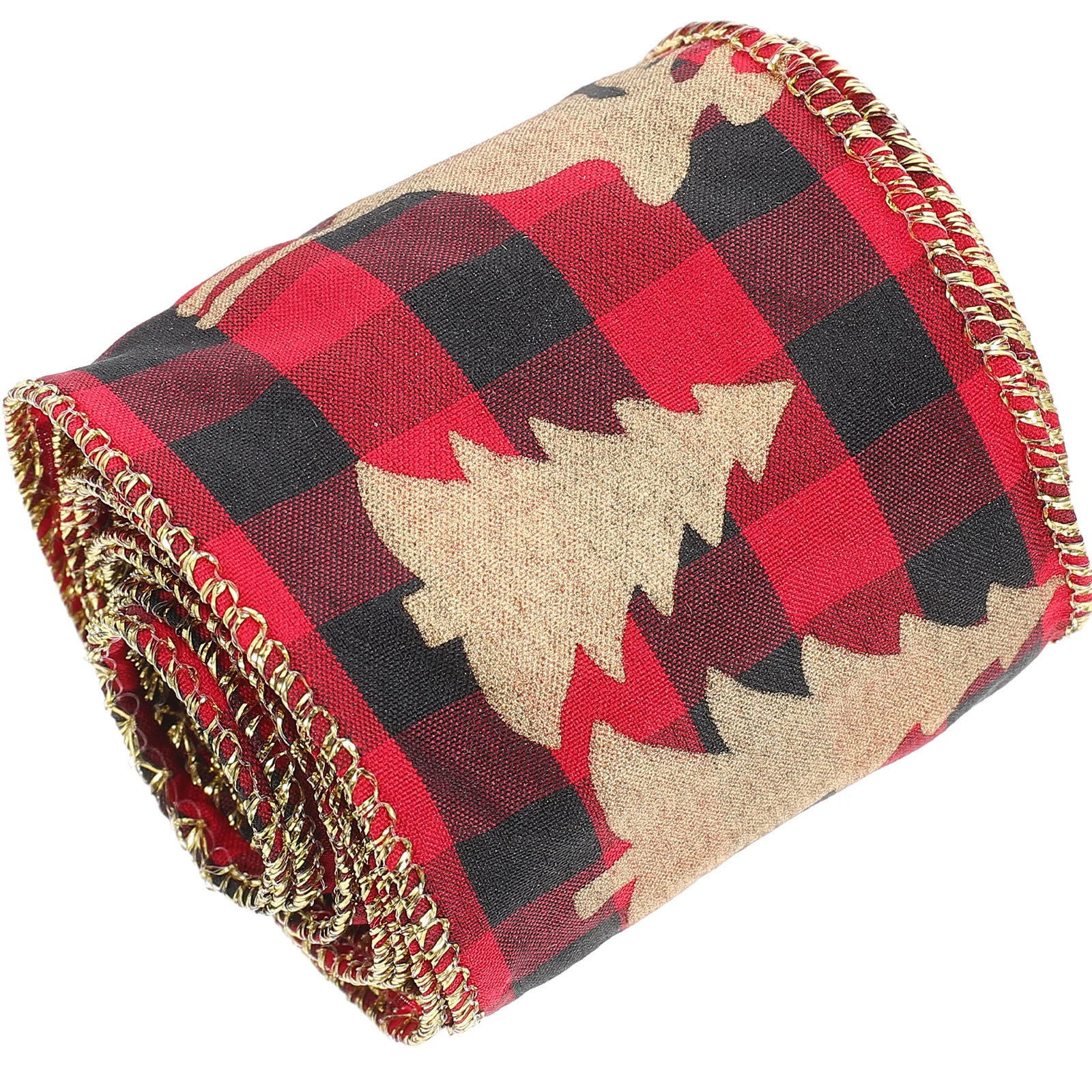 

Christmas Ribbon Xmas Tree Ribbon Bright Colors Wrinkle-Free for DIY Gift Wrapping Holiday Decoration Ribbons for Crafts DIY