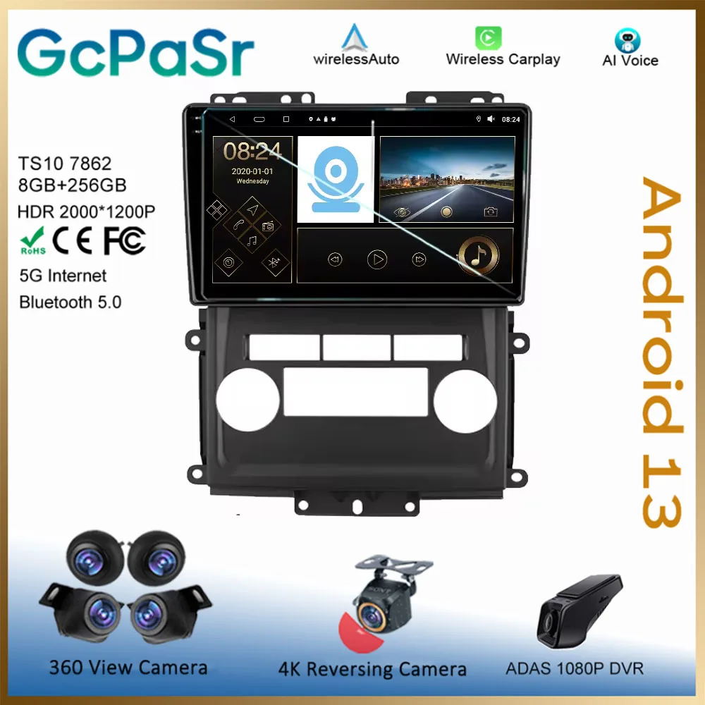 

Android Car For Nissan Frontier 2009 - 2012 For Nissan Xterra 2 N50 2008 - 2015 Head Unit 7862 Carplay Navigation Screen Stereo