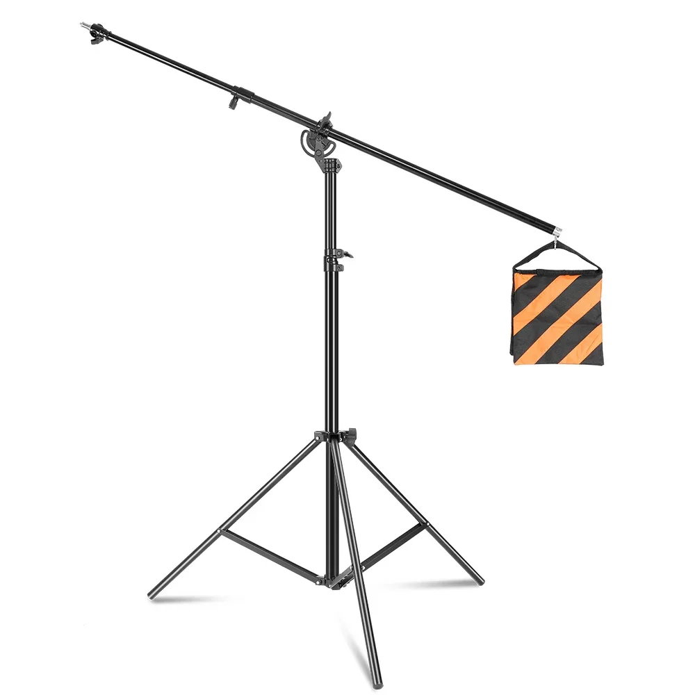 2,8-4M Superstabiles Metall-Stativ, faltbar, leichtes Super-Stativ, Fotografie-C-Ständer für Spotlicht, Softbox, Fotostudio