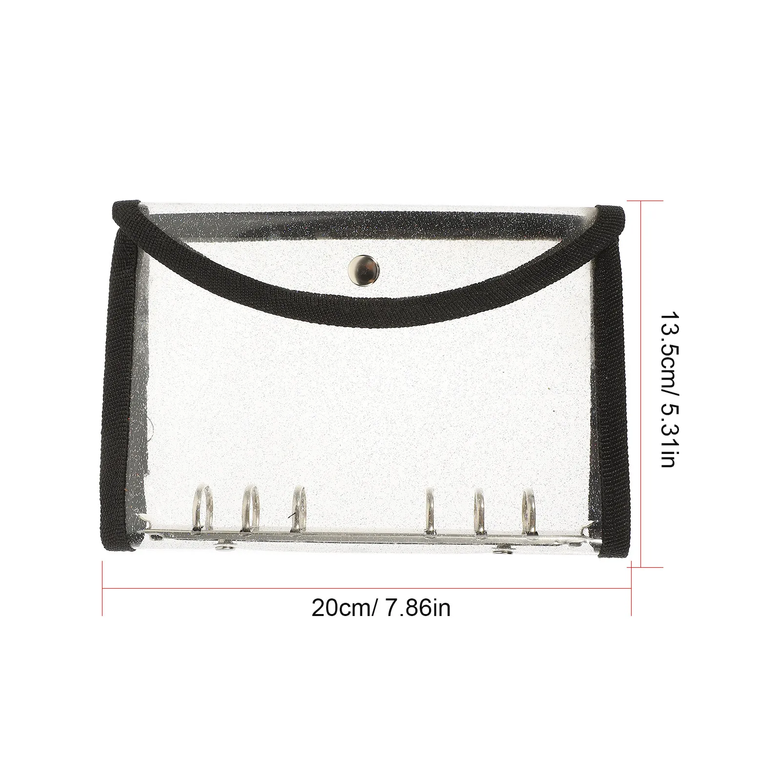 High Durability PVC Notebook Cover Binder Shell for School Aesthetic Scrapbook Planner Notepad Plastic Binder Notebook Cover
