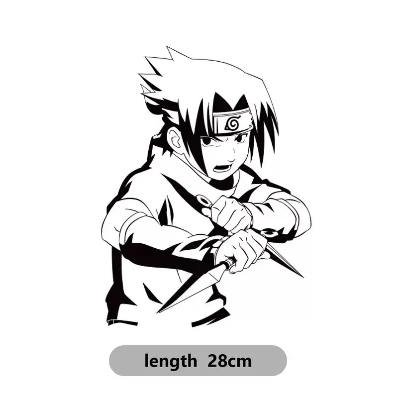 Personal Creative Anime Car Stickers Naruto Sasuke Car Stickers Laptop Sticker Trunk Sticker Wall Decals Classic Toys