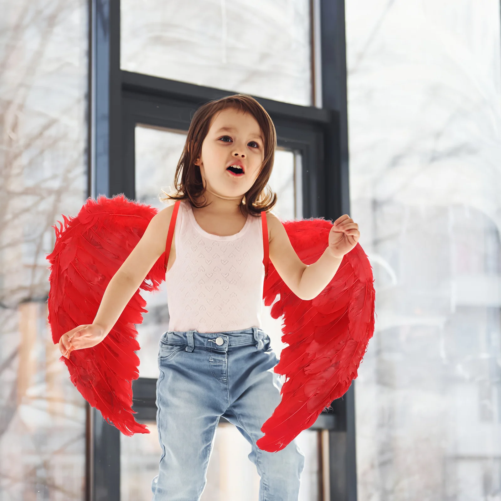 Costume de fée léger pour ailes d'ange, accessoire pour fête Cosplay, spectacle sur scène, accessoire d'aile pour femmes, événement de Festival